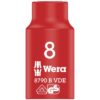 WE05004952001 Wera VDE Zyklop 3/8" drive socket 8.0 x 46.0 mm