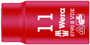 WE05004955001 Wera VDE Zyklop 3/8" drive socket 11.0 x 46.0 mm