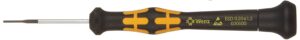 WE05030100001 s/driver for slotted screws 1578 A ESD Micro 0,25 x 1,2 x 40 mm