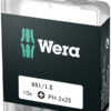 WE05072401001 Wera 851/1 DIY-box Standard otsakud 10tk, PH 2 x 25mm