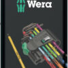 WE05073599001 Wera 967/9 TORX L-võtmete kmpl 9 osa TX 8-40, avaga, Multicolour, Blacklaser