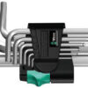 WE05133163001 Wera L-key set, metric, chrome-plated 950 PKS/9 SM N