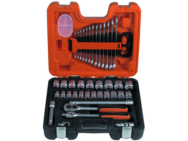 s400 Padrunite ja lehtsilmusvõtmete kmpl 1/2" 40 osa