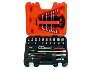 s410 Padrunite ja lehtsilmusvõtmete kmpl 1/4" ja 1/2" 41osa